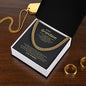 To My Grandson | Always Remember How Much I Love You - Cuban Link Chain