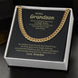 To My Grandson | Always Remember How Much I Love You - Cuban Link Chain