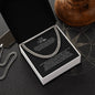 To My Man | I love You - Cuban Link Chain