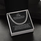 To My Man | I love You - Cuban Link Chain