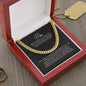To My Man | I love You - Cuban Link Chain