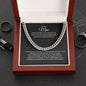 To My Man | I love You - Cuban Link Chain