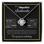 To My Beautiful Soulmate | I Love You, Forever & Always - Love Knot Necklace