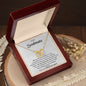 To My Soulmate | I Love You, Forever & always - Interlocking Hearts necklace