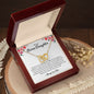 To My Bonus Daughter | Always Love You - Interlocking Hearts necklace