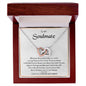 To My Soulmate | I Love You, Forever & always - Interlocking Hearts necklace