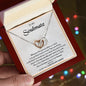 To My Soulmate | I Love You, Forever & always - Interlocking Hearts necklace